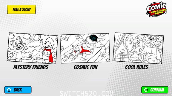 [Switch]Comic Coloring Book英文版[NSZ]
