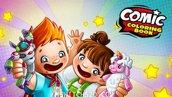 [Switch]Comic Coloring Book英文版[NSZ]