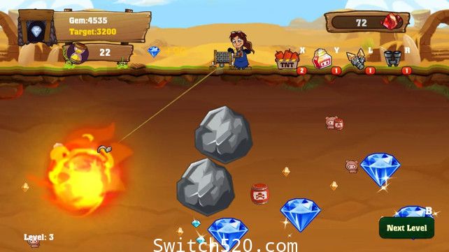 [Switch]宝石矿工英文版[NSP][魔改9.2]