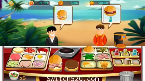 [Switch]我的小小快餐摊英文版本体+1.0.1升补[NSP][魔改9.2]