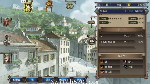 [Switch]大航海时代4:威力加强版官方中文本体+1.0.2升补整合即撸版[XCI][魔改9.2]