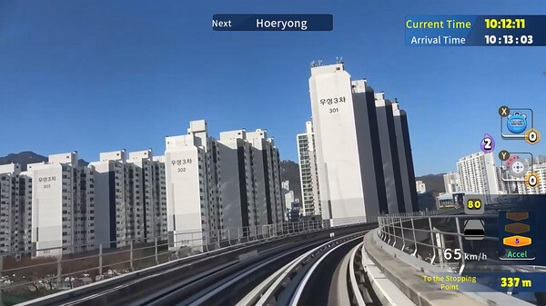 [Switch]韩国铁路驾驶 Uijeongbu 轻轨 Korean Rail Driving Tour