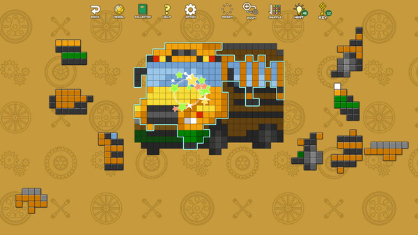 [Switch]组装像素艺术拼图 Dot Piece Puzzle官方中文NSZ原版
