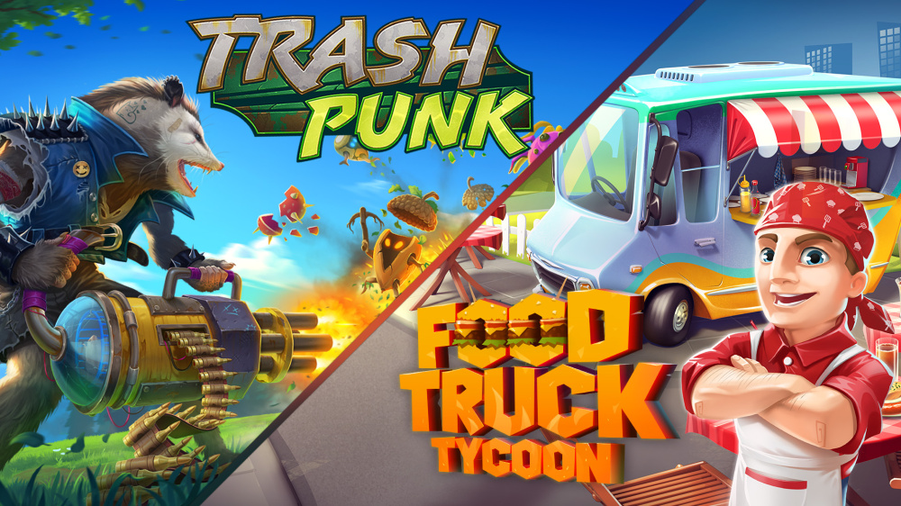 [Switch]二合一游戏 垃圾朋克&餐车大亨 2 in 1 Trash Punk官方中文NSZ原版