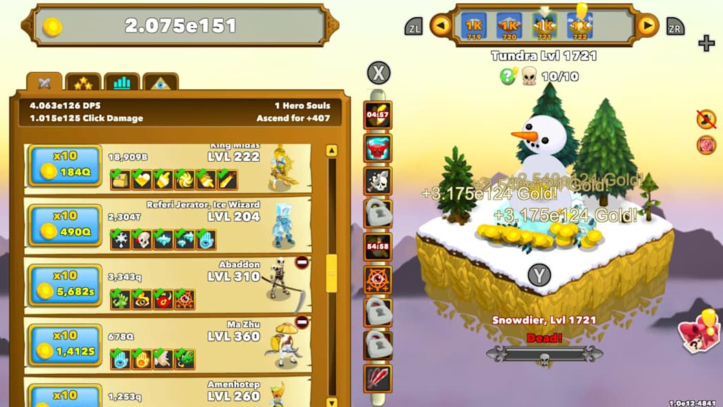 [Switch]点击英雄 Clicker Heroes官方中文本体+1.0.2升补NSZ