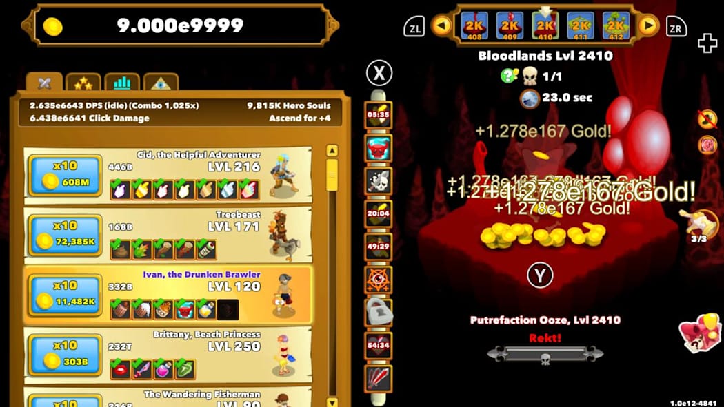 [Switch]点击英雄 Clicker Heroes官方中文本体+1.0.2升补NSZ
