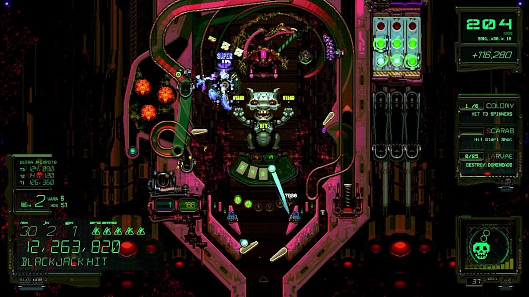 [Switch]异种弹珠台 敌对弹球行动 XENOTILT HOSTILE PINBALL官方中文本体+1.86升补NSZ