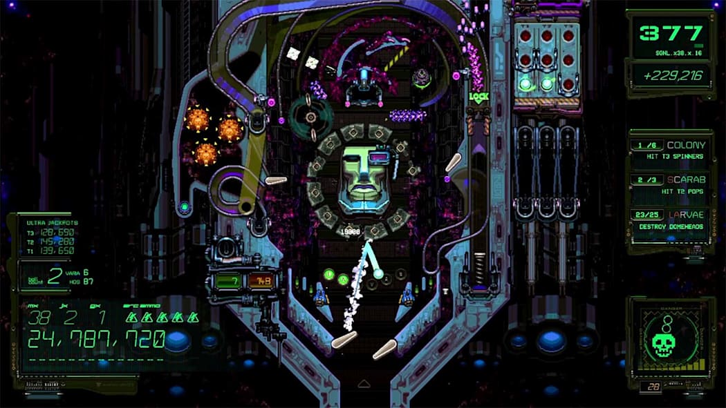 [Switch]异种弹珠台 敌对弹球行动 XENOTILT HOSTILE PINBALL官方中文本体+1.86升补NSZ