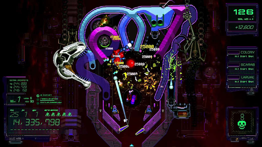 [Switch]异种弹珠台 敌对弹球行动 XENOTILT HOSTILE PINBALL官方中文本体+1.86升补NSZ