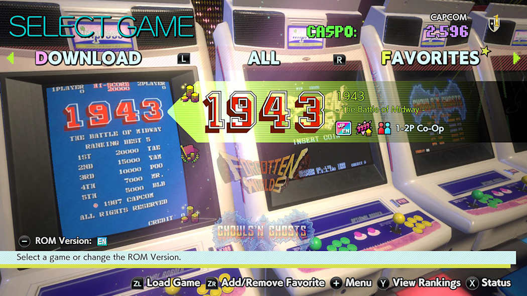 [Switch]卡普空街机合集 Capcom Arcade Stadium官方中文本体+1.1.0升补+33DLCNSZ