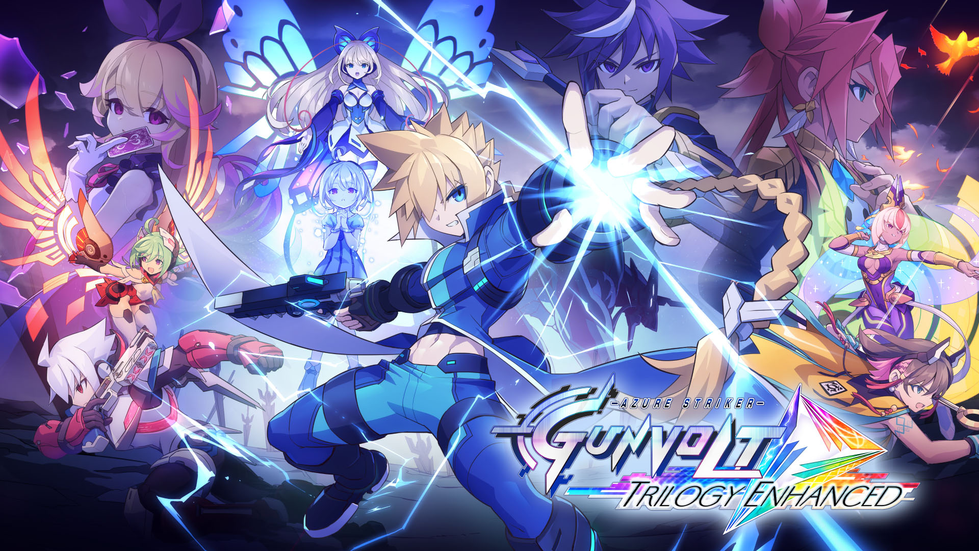 [Switch]苍蓝雷霆 GUNVOLT 三棱合极版 Azure Striker官方中文本体+1.3.1升补NSZ原版