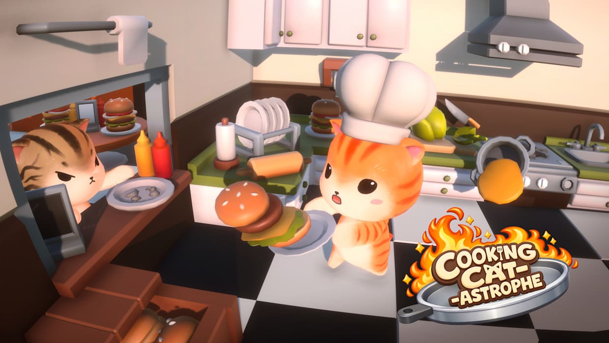 [Switch]猫咪闹厨房 Cooking Cat-Astrophe官方中文NSZ