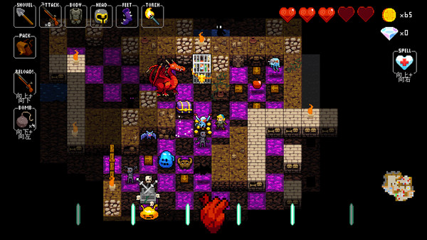 [Switch]节奏地牢 Crypt of the NecroDancer官方中文本体+4.2.1-b5668补丁+2DLCNSZ原版