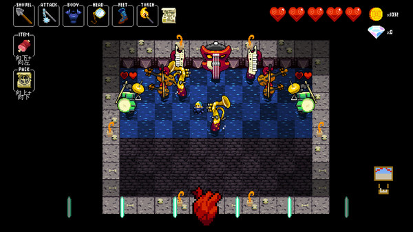 [Switch]节奏地牢 Crypt of the NecroDancer官方中文本体+4.2.1-b5668补丁+2DLCNSZ原版