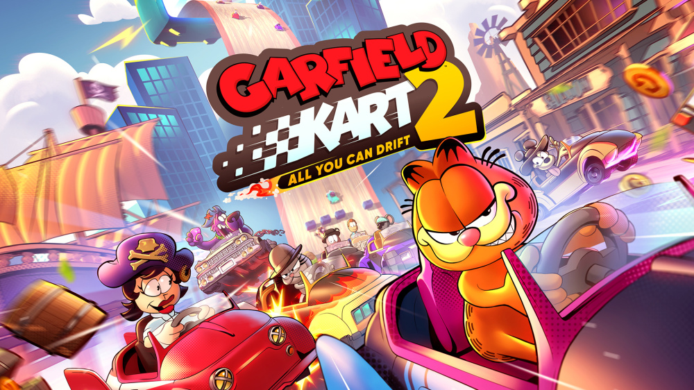 [Switch]加菲猫卡丁车 2 漂移无极限 Garfield Kart 2官方中文本体+1.1.0升补NSZ原版
